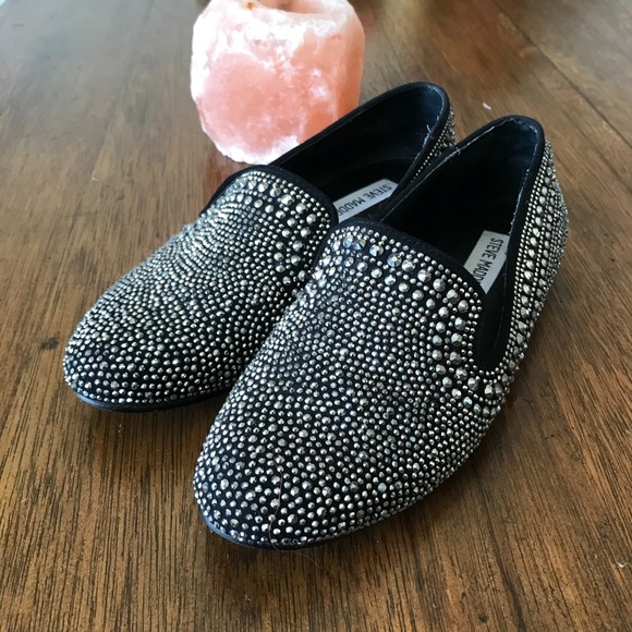 Studded Steve Madden Loafers - Picture 1 of 6